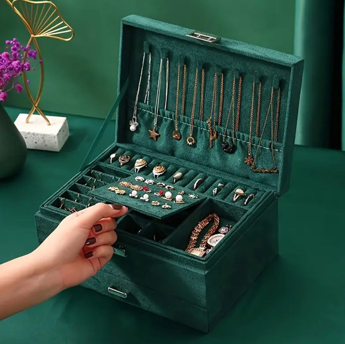 Luxury jewelry Storage Box