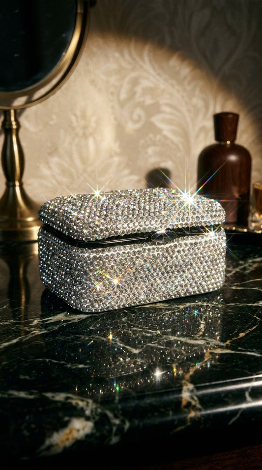 Rhinestones Jewelry Box